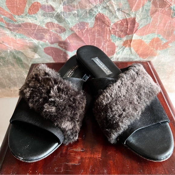 New Bark Shoes - New Bark Yasmin Flat Shearling Slides size 11